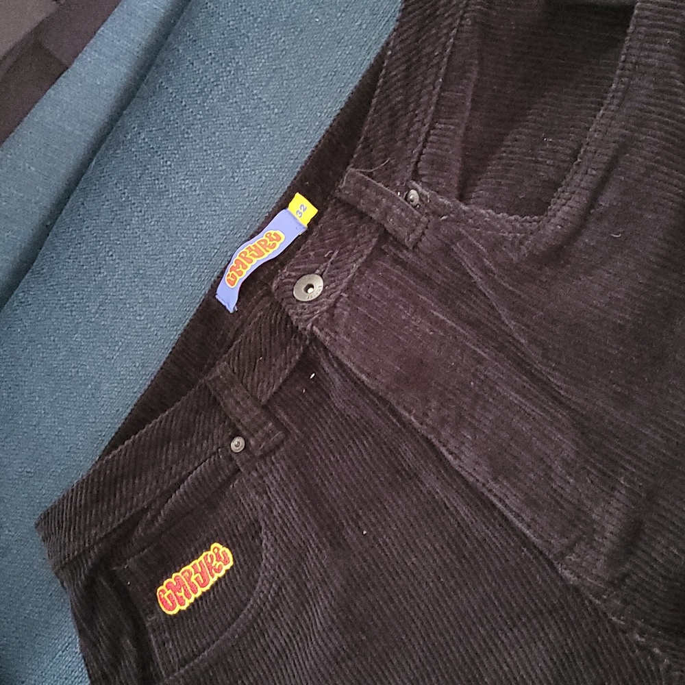 Corduroy Black Men's Pants